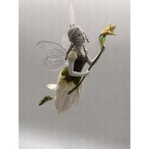 Hallmark 2002 Flower Fairies Daffodil Fairy Ornament Broken Leg Craft Repair